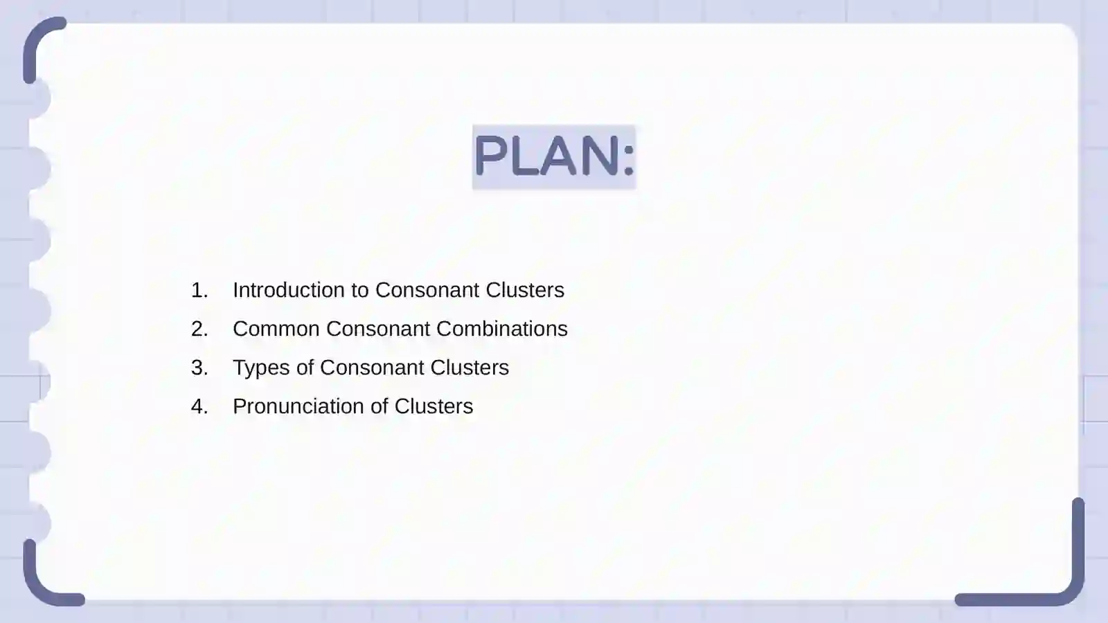 Consonant clusters and Letter combination 2