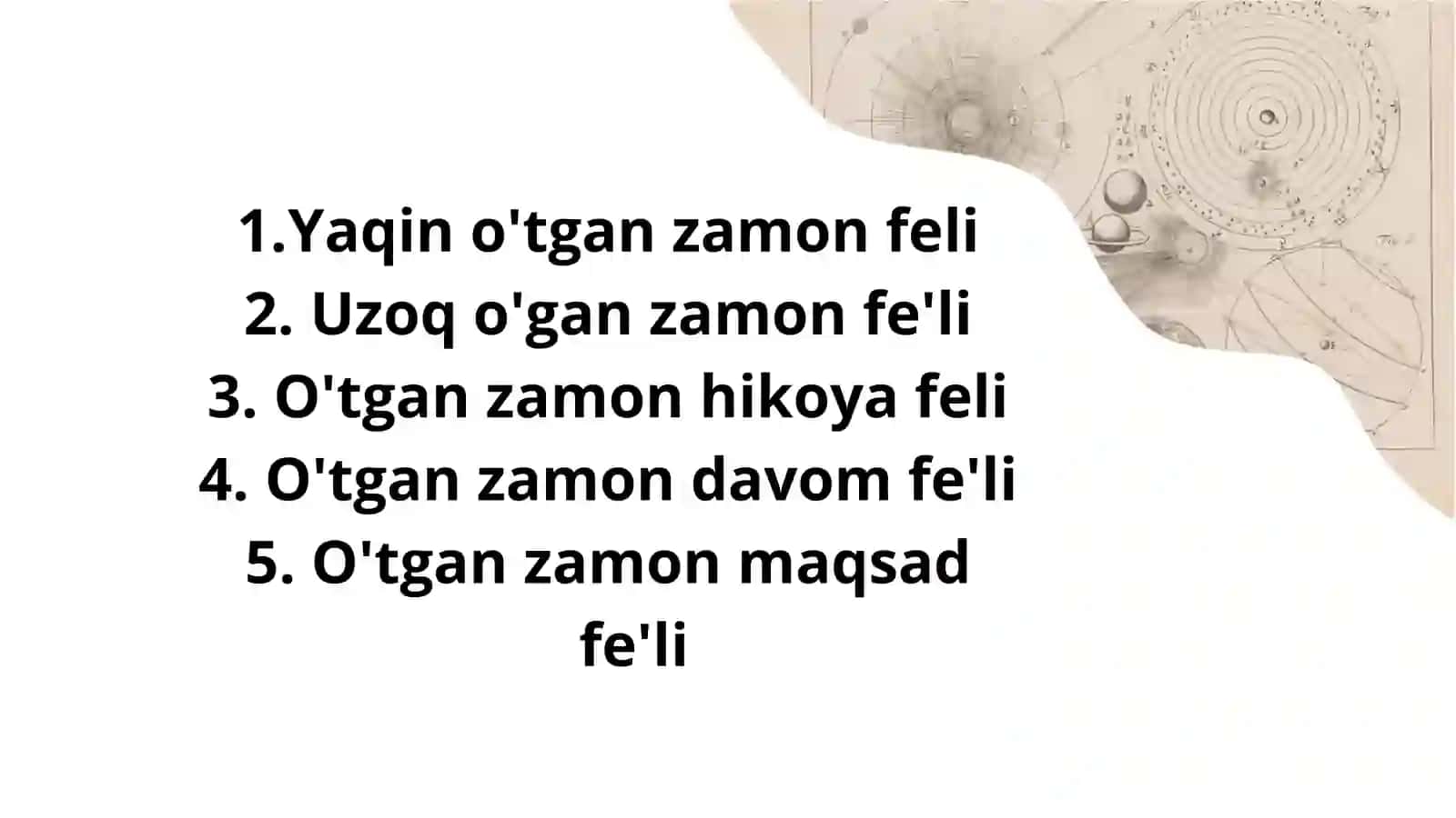 Fe’l zamonlari ularning turlari 2