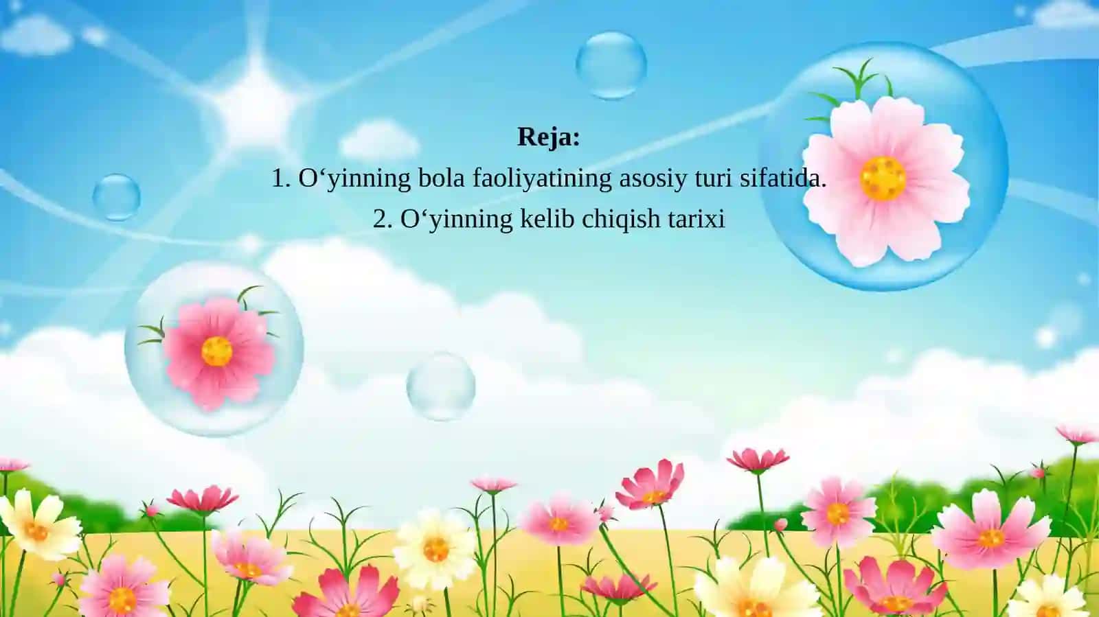 O‘yinning bola faoliyati sifatidagi mohiyati va o‘ziga xosligi 2
