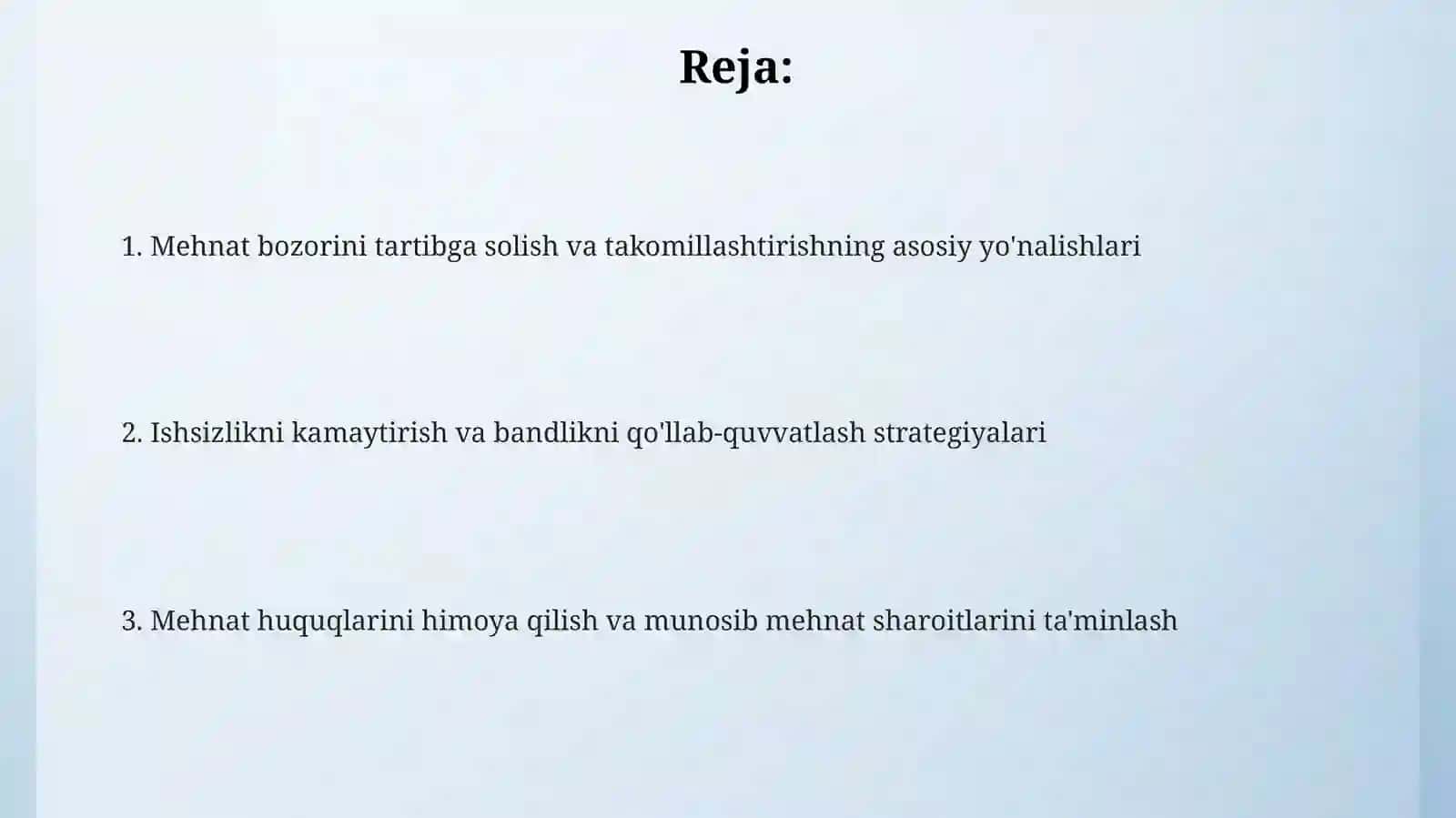 Mehnatbozorinitartibgasolishvaunitakomillashtirishyo'llari 2