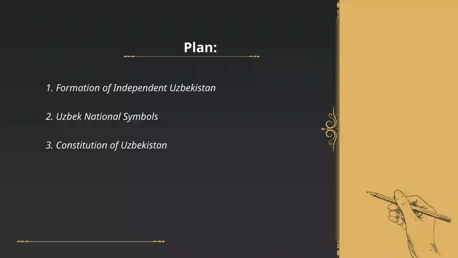 Formation of Independent Uzbekistan 2