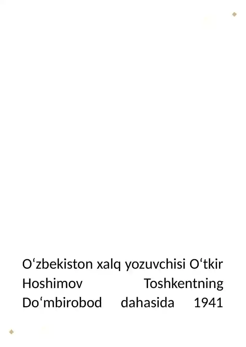 O‘tkir Hoshimov 2