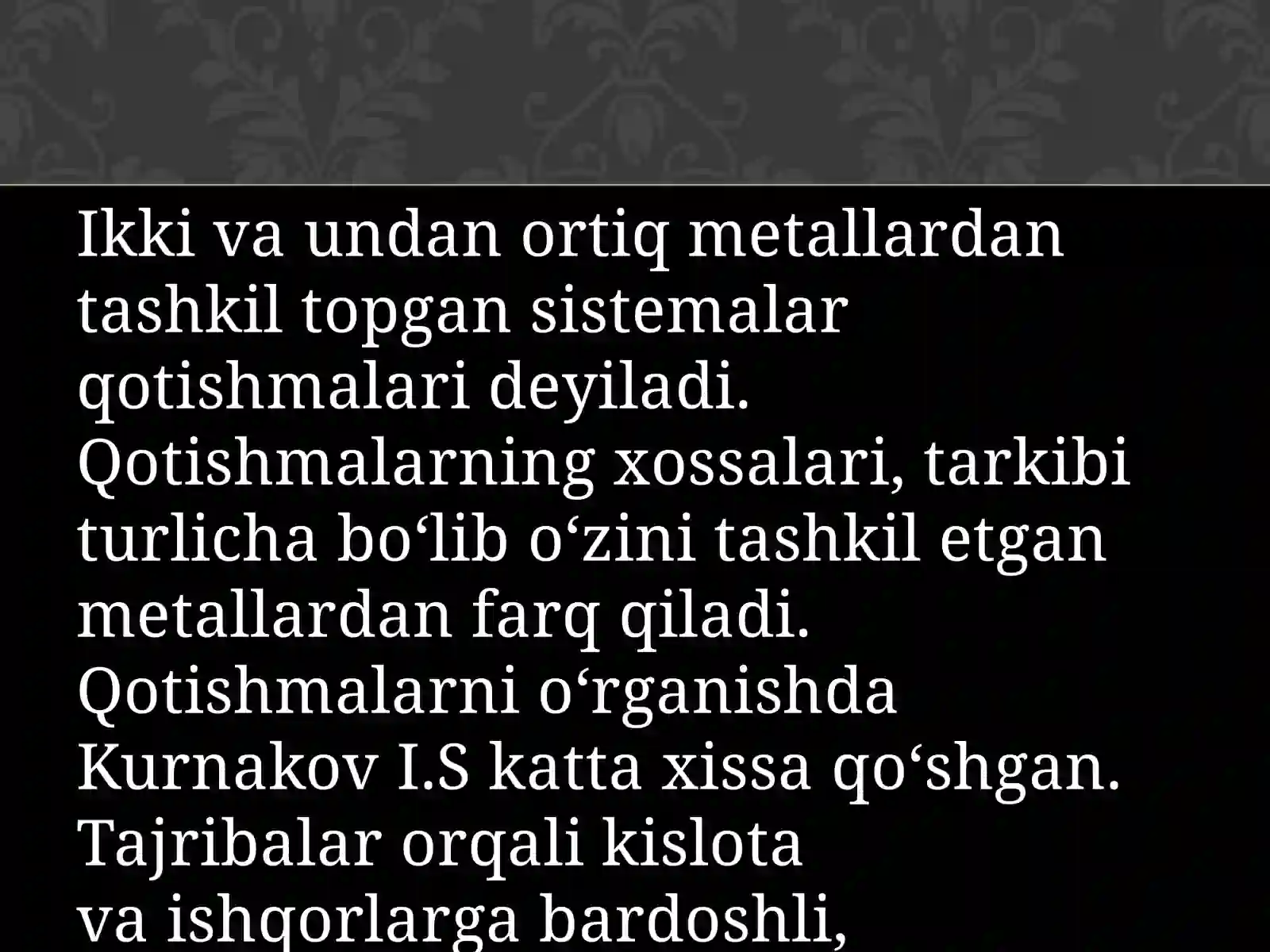 qotishmalar 2
