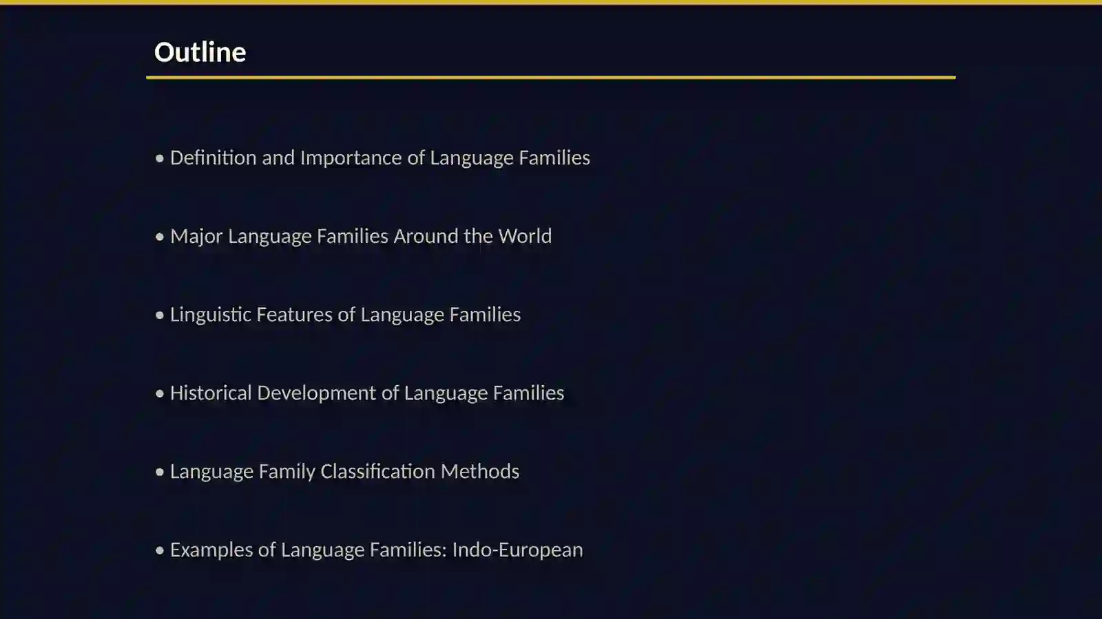 Language families 2