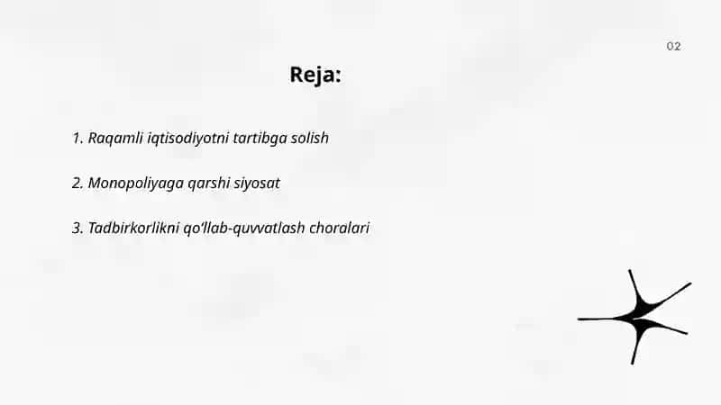 Raqamli iqtisodiyotni tartibga solish 2