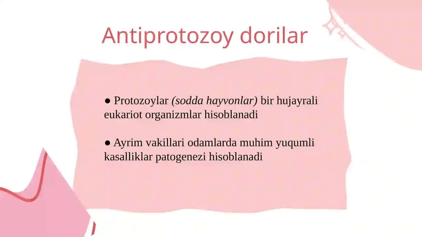 Antiprotozoydorilar 2