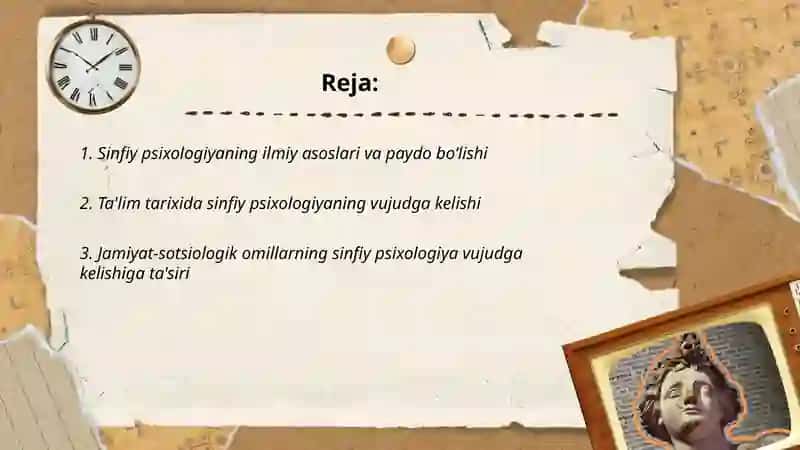 Sinfiy psixologiyaning vujudga kelishi 2