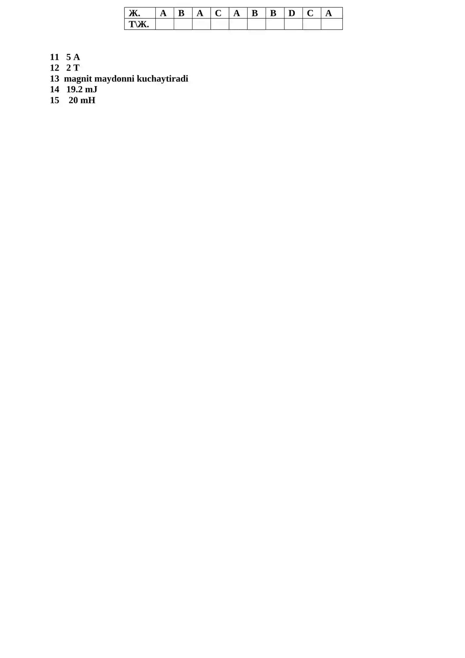 Fizika.(test) 2