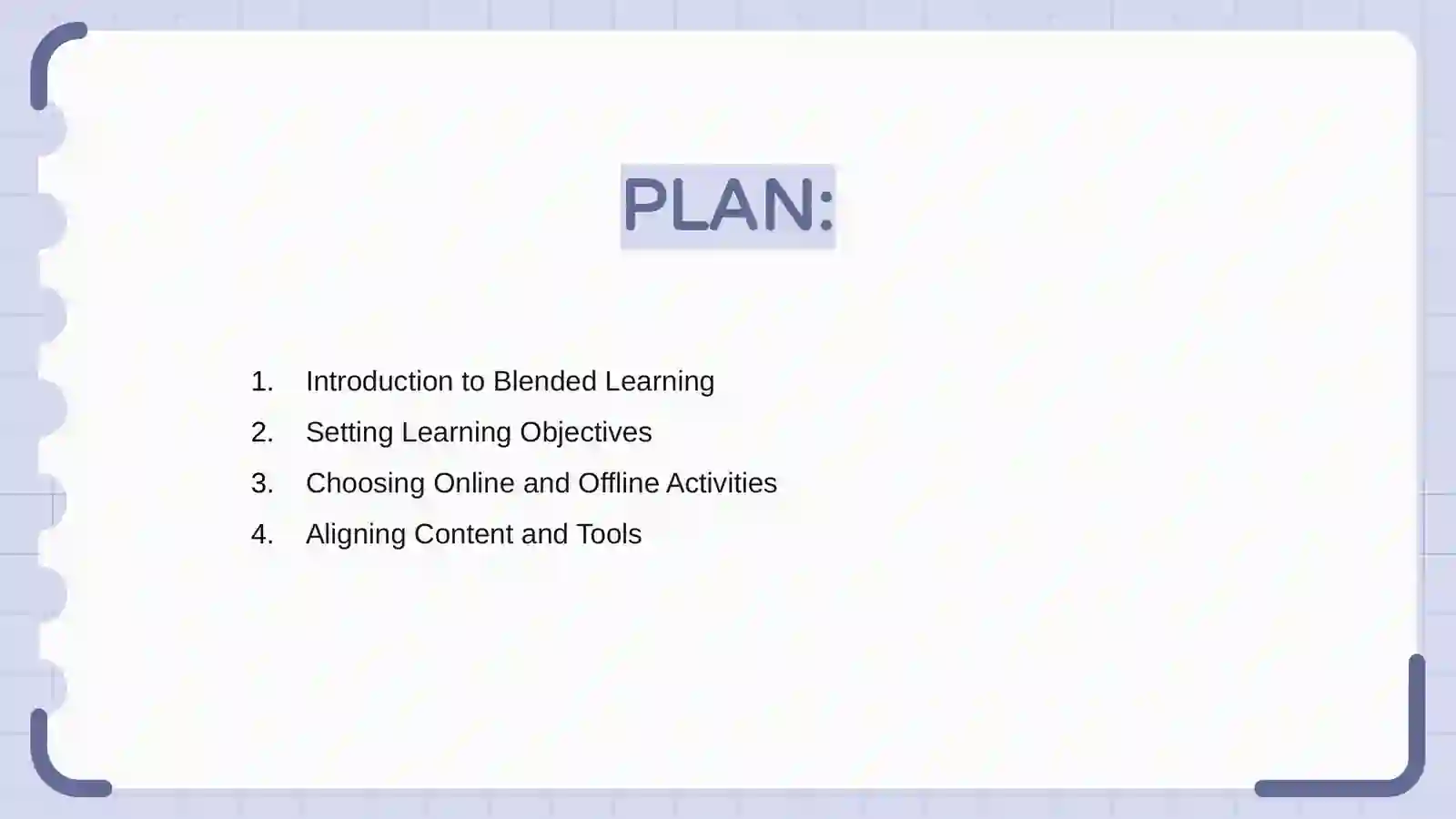 Designing a Blended Lesson Plan 2