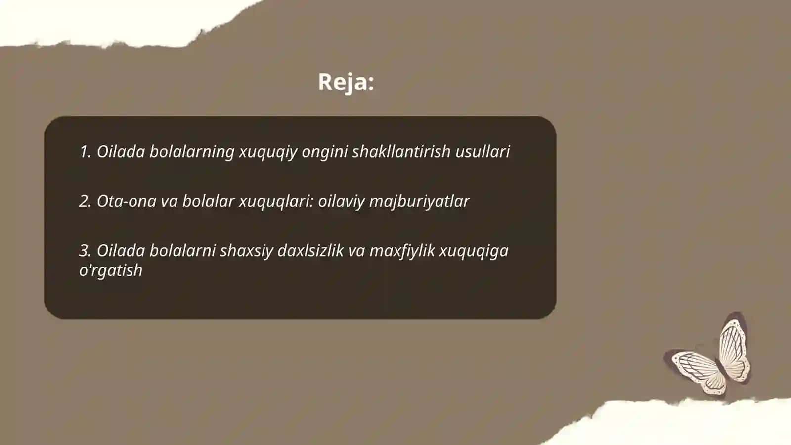 Oilada bolalarning xuquqiy tarbiyasi 2