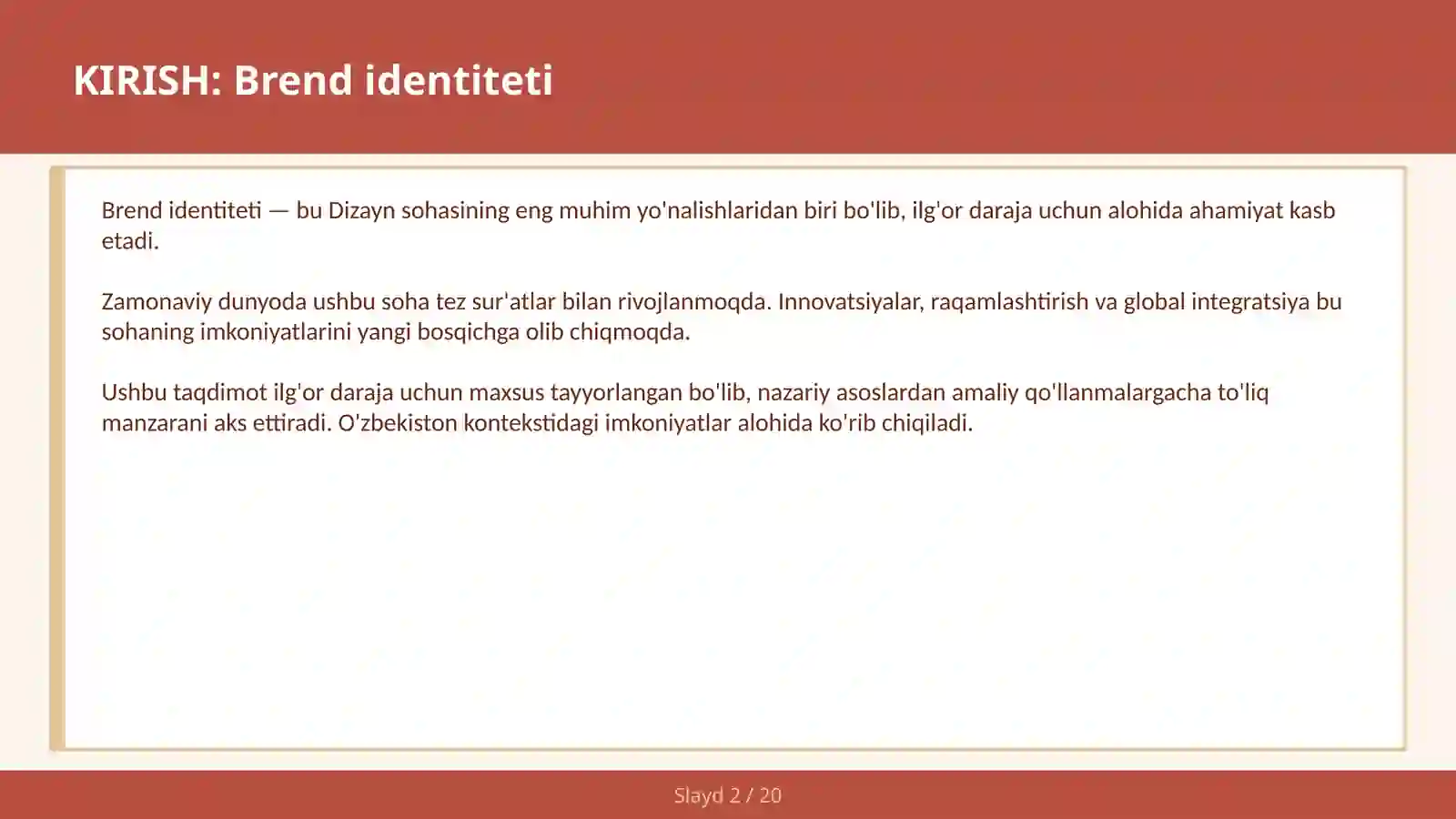 BREND IDENTITETI 2