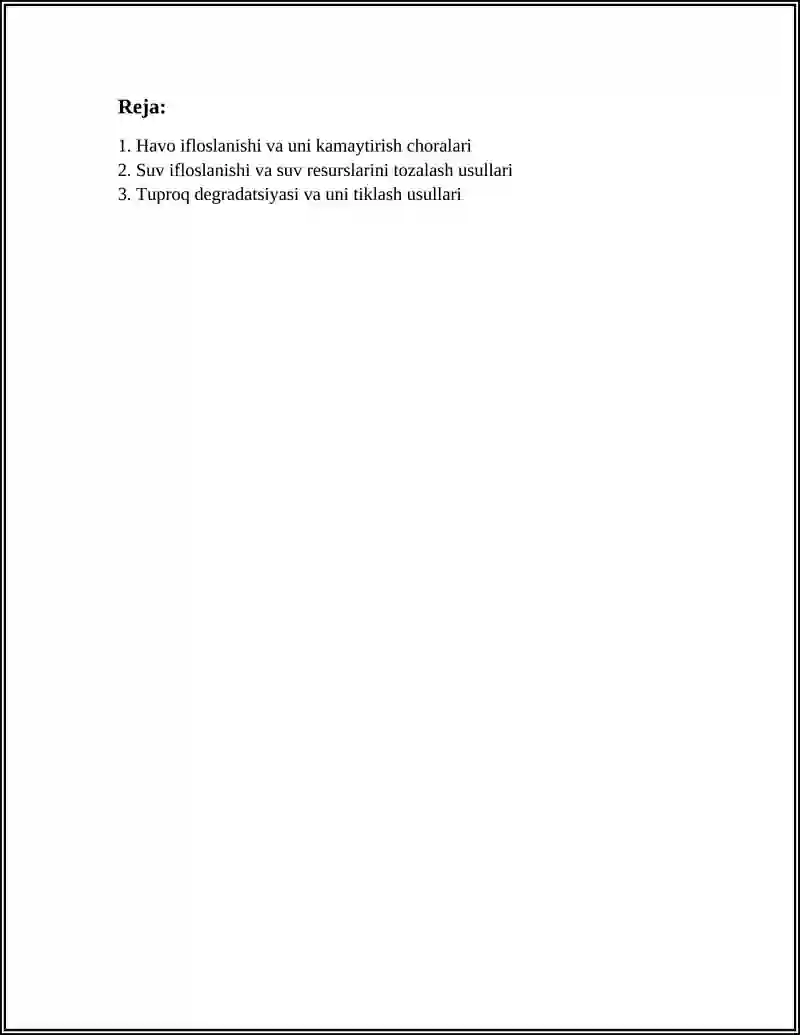 ENVIRONMENTAL PROBLEMS AND SOLLUTION 2