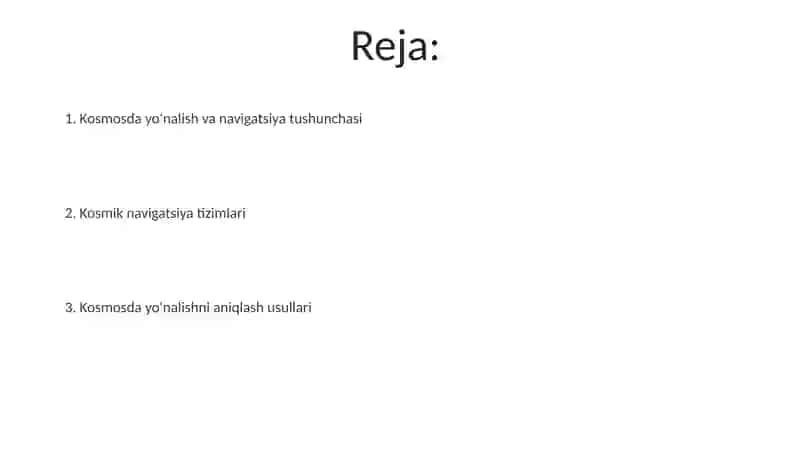 Fazo va fazoda mo'ljal olish haqida tushuncha 2