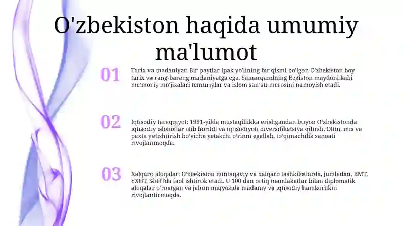 O'Zbekiston Va Jahon Hamjamiyati 2