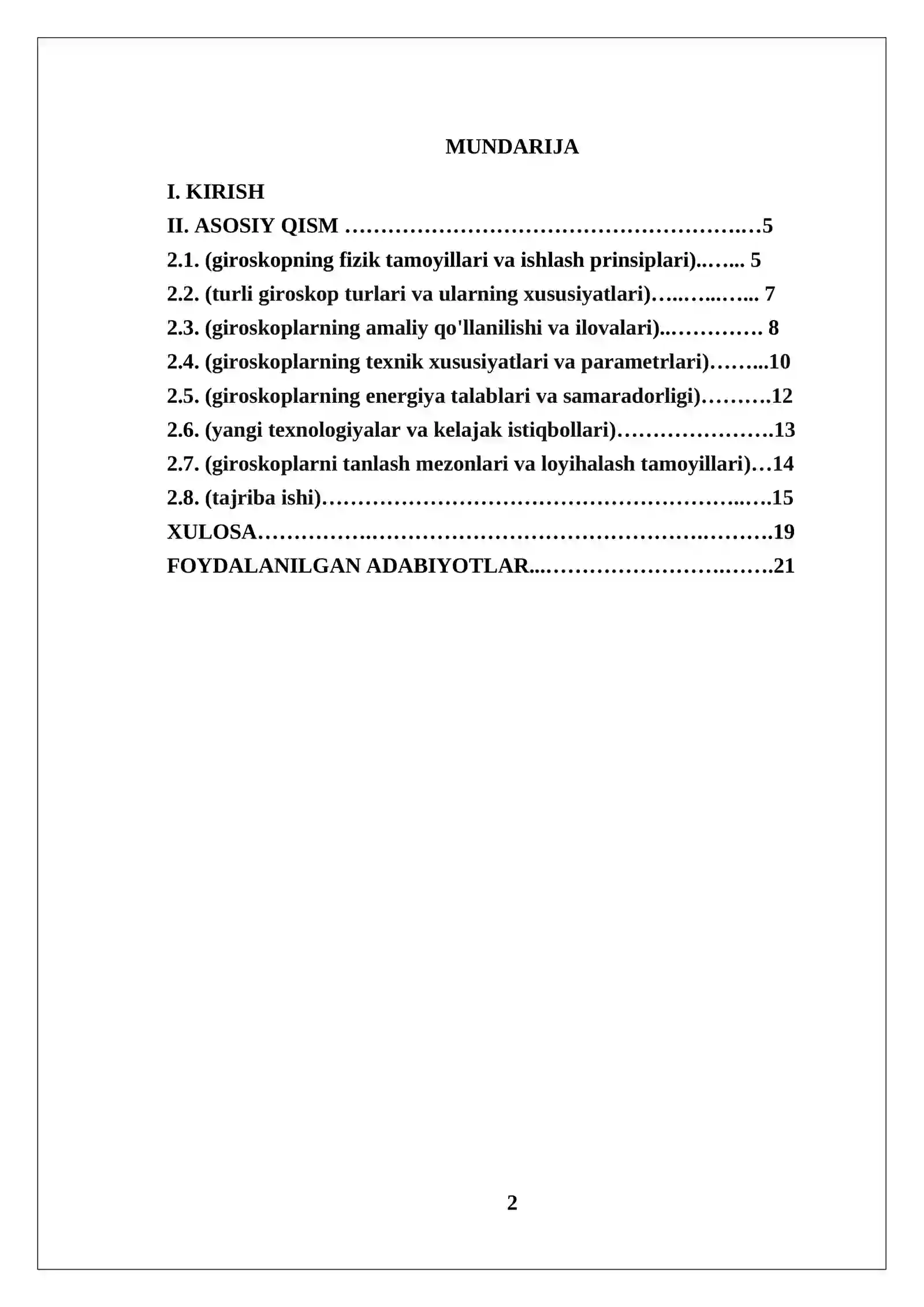 Giroskoplar 2
