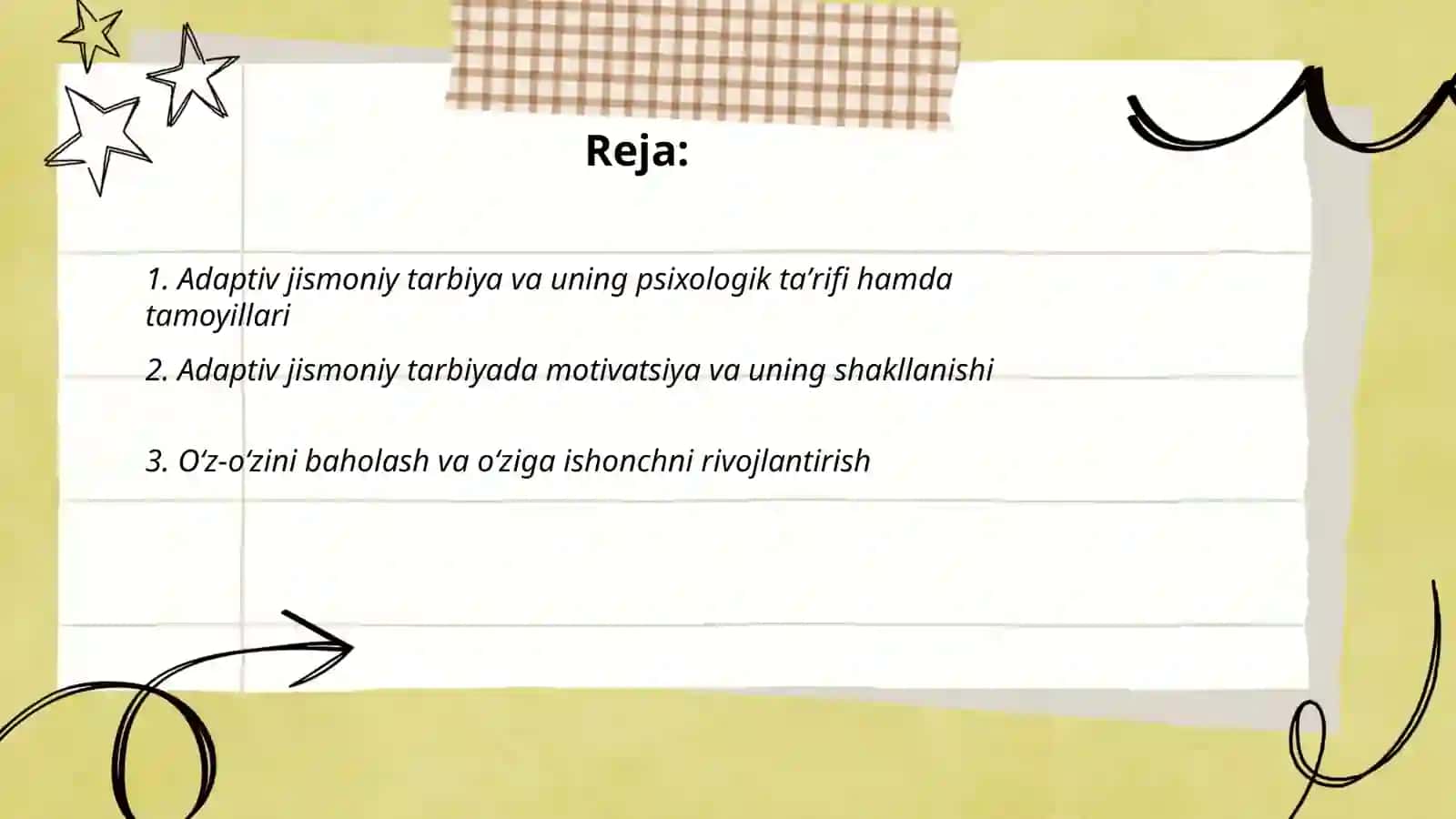 Adaptiv jismoniy tarbiyaning psixologik aspektlari 2