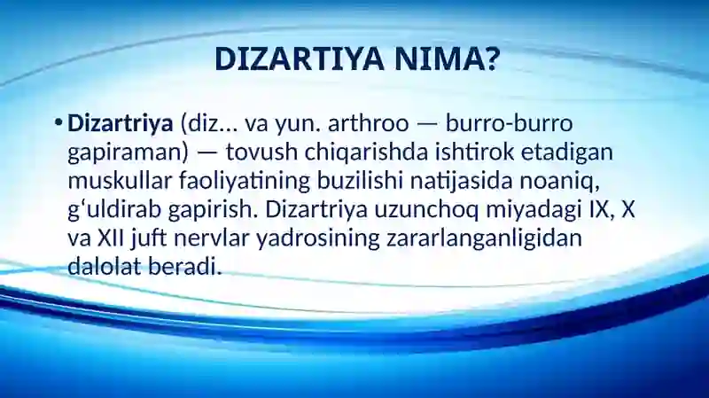 DIZARTRIYA 2
