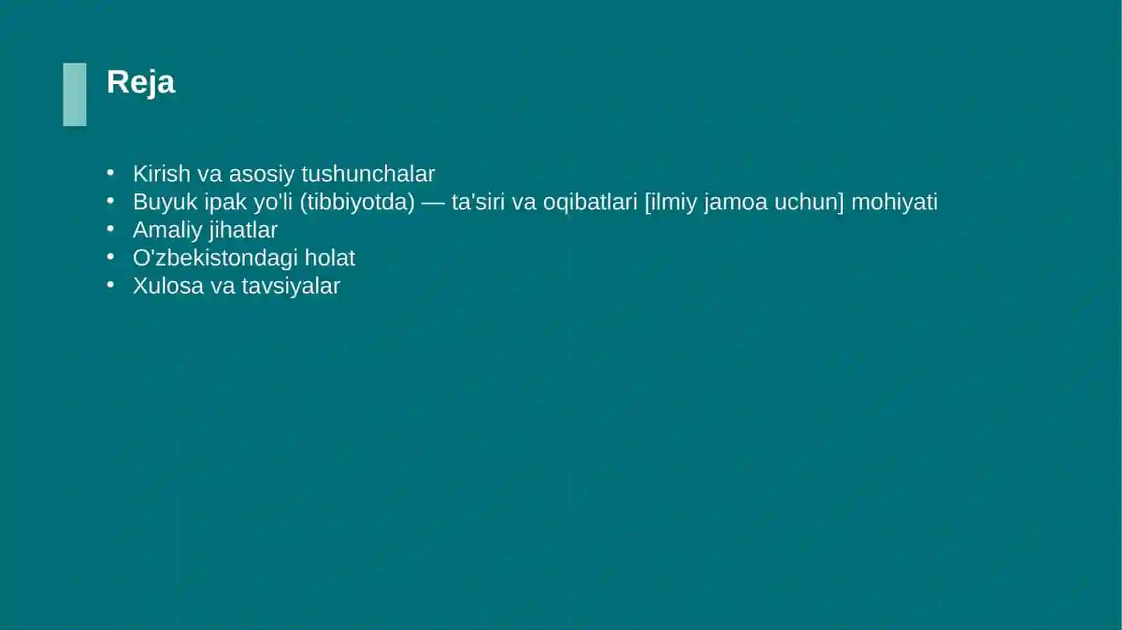 Buyuk ipak yo'li (tibbiyotda) — ta'siri va oqibatlari [ilmiy jamoa uchun] 2