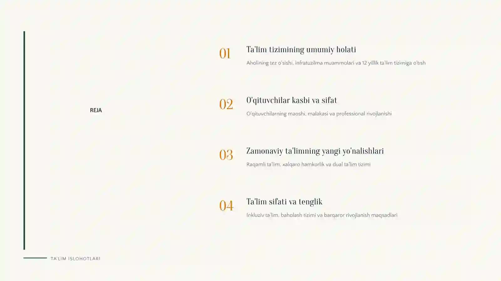 TA'LIM ISLOHOTLARI 2