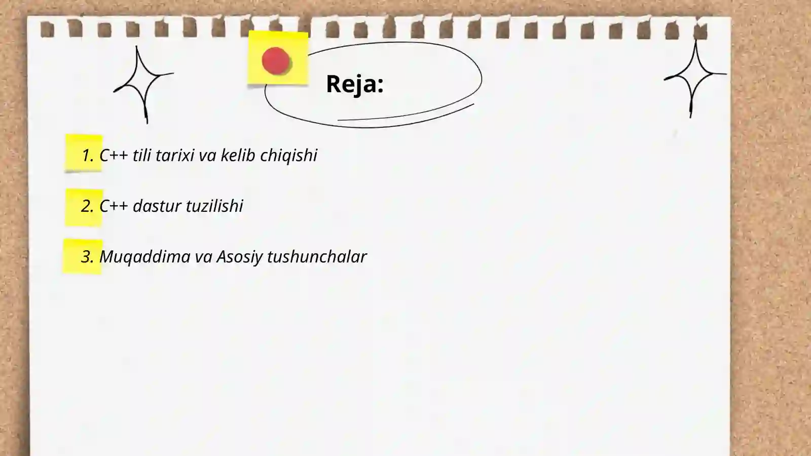 C++ dasturlash tili 2