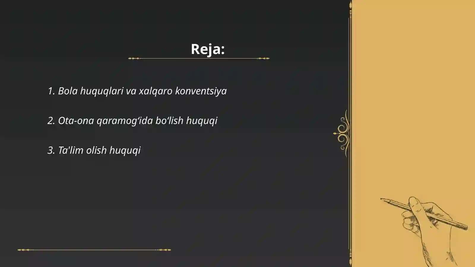 Bola huquqlari va xalqaro konventsiya 2
