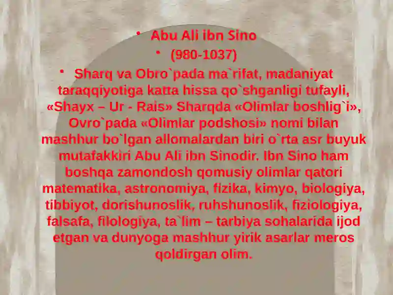 Abu Ali ibn Sino 2