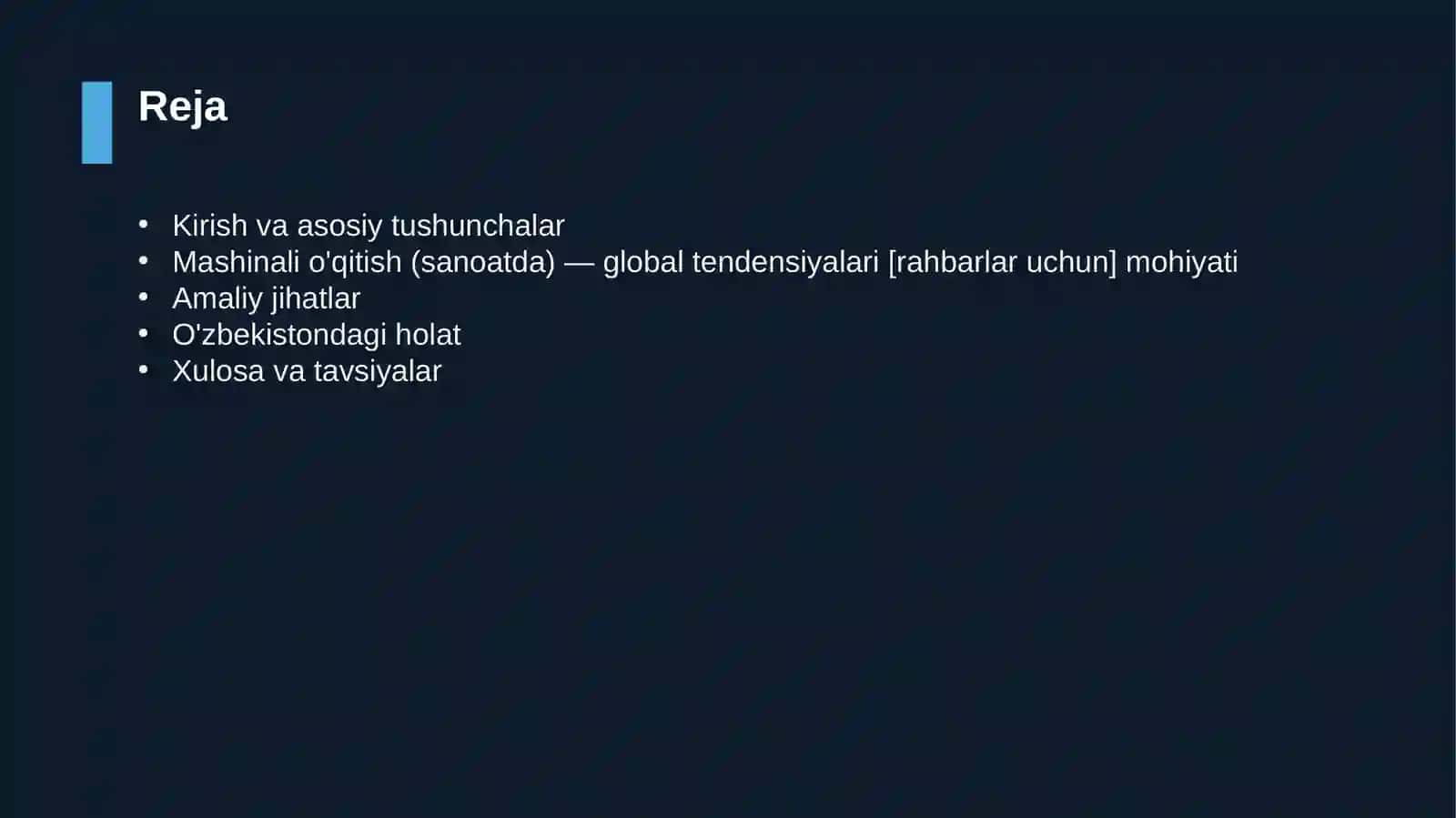 Mashinali o'qitish (sanoatda) — global tendensiyalari [rahbarlar uchun] 2