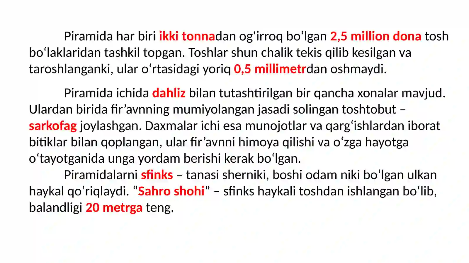 Piramidalar va daxmalar 2
