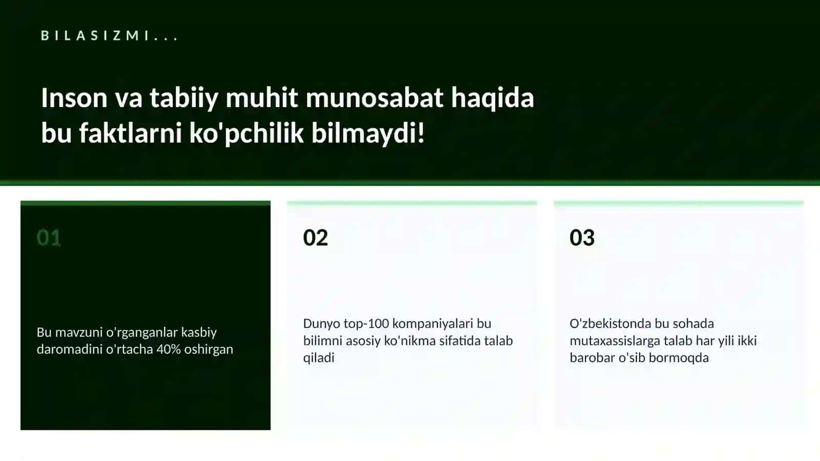 Inson va tabiiy muhit munosabat 2