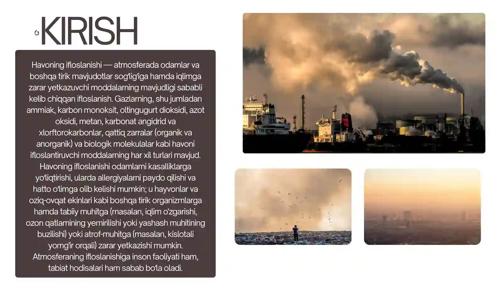 Havoning ifloslanishi 2