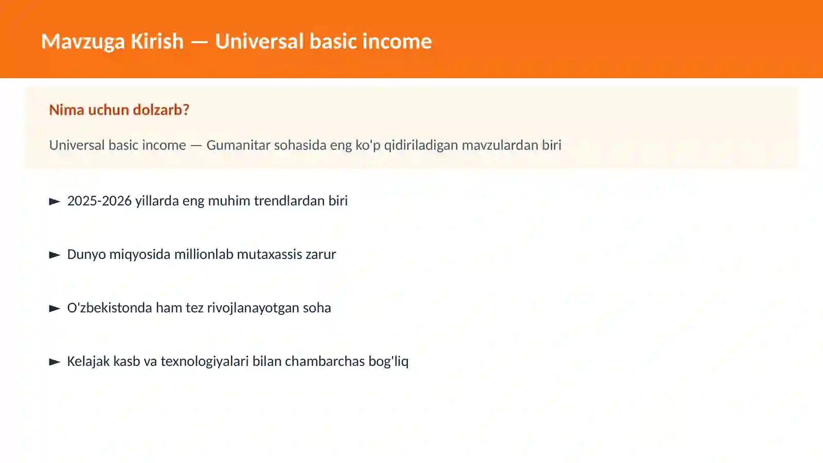 Universal basic income 2