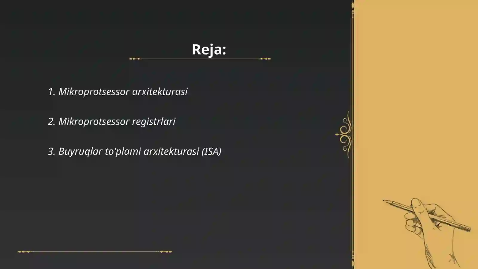 Mikroprosessor qurilmalar 2