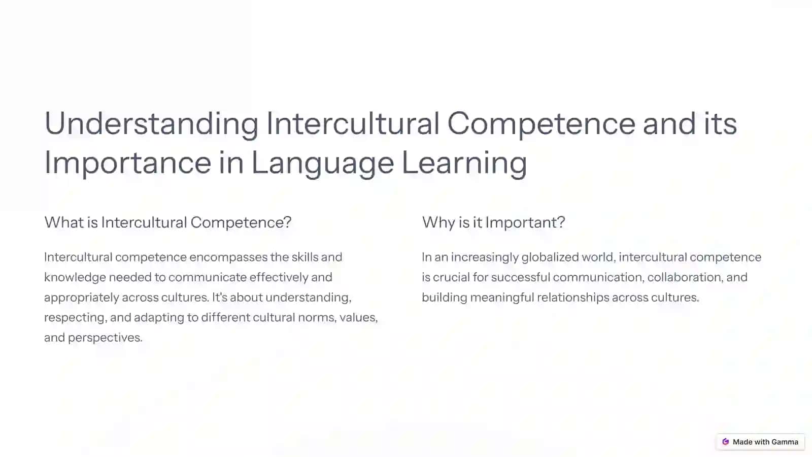 Intercultural Communication Through Content Language Integration 2