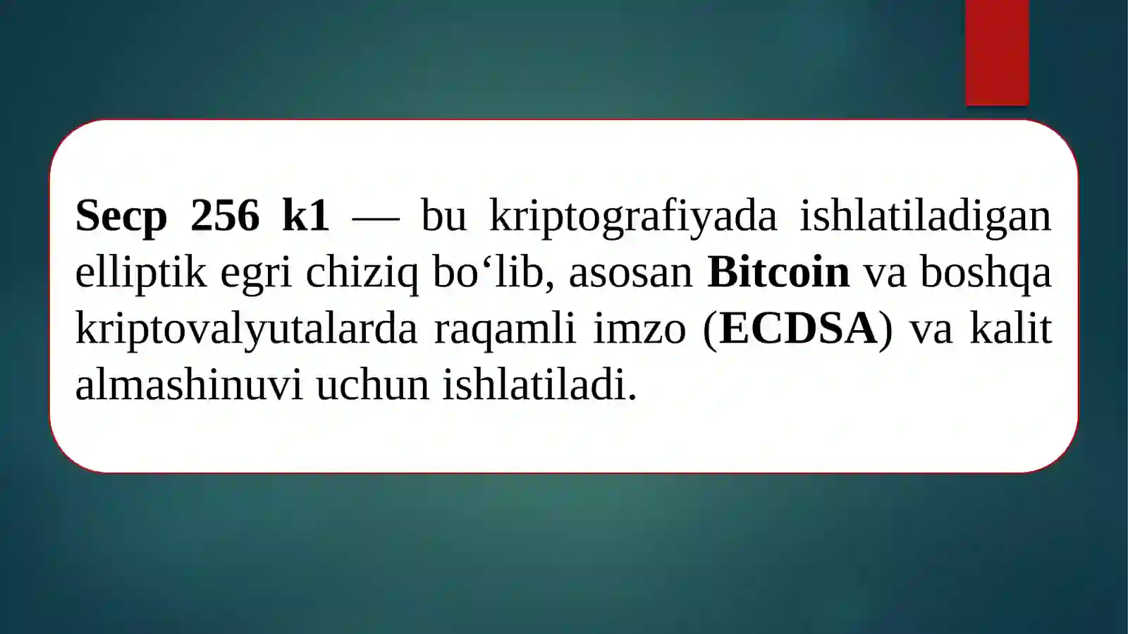 SECG (Standards for Efficient Cryptography Group) 2