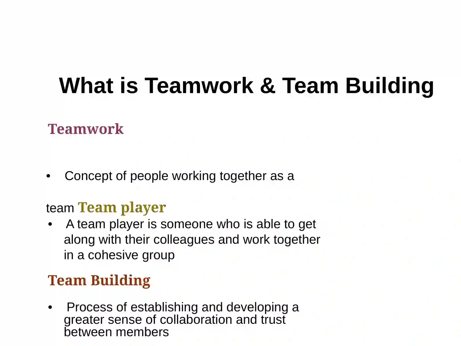 Team Building 2