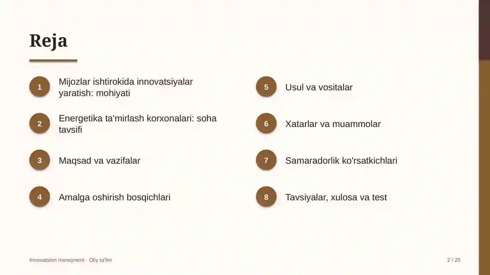 energetika ta'mirlash korxonalarida mijozlar ishtirokida innovatsiyalar yaratish 8968 2