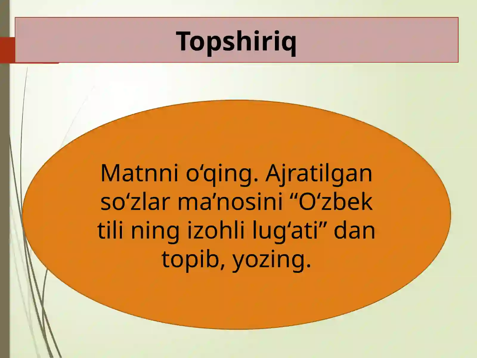 Matn valug‘at ustida ishlash 2