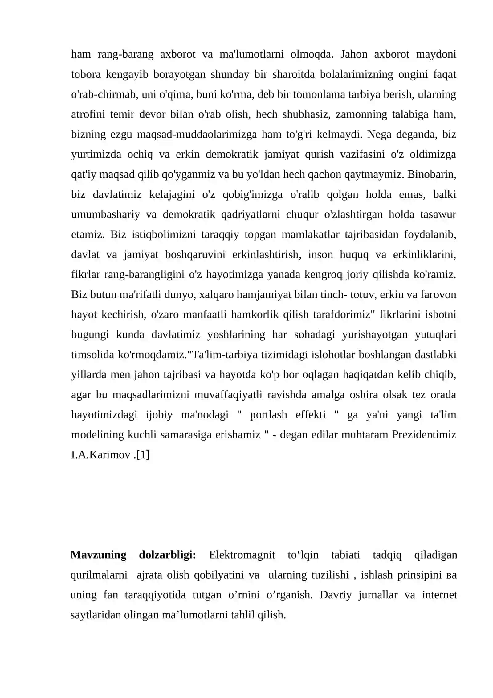 Qutblangan yorug’lik hosil qilish va uni tekshirish 2