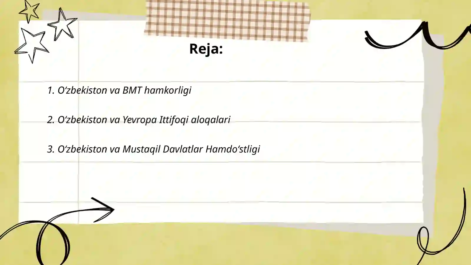 Oʻzbekiston va BMT hamkorligi 2