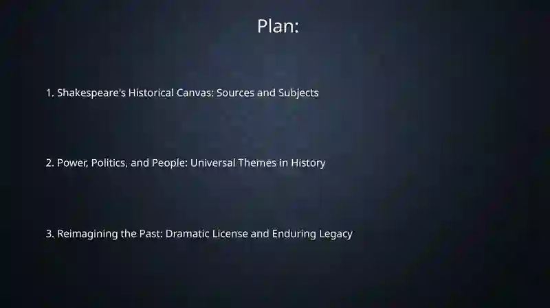 Shakespeare's Historical Themes 2
