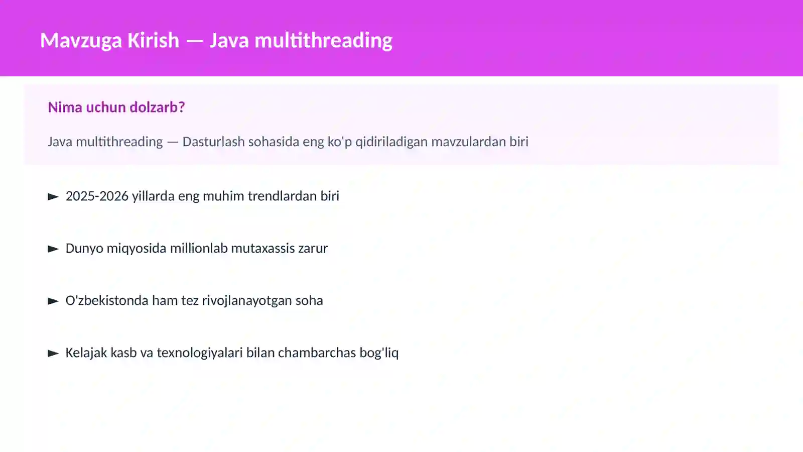 Java multithreading 2