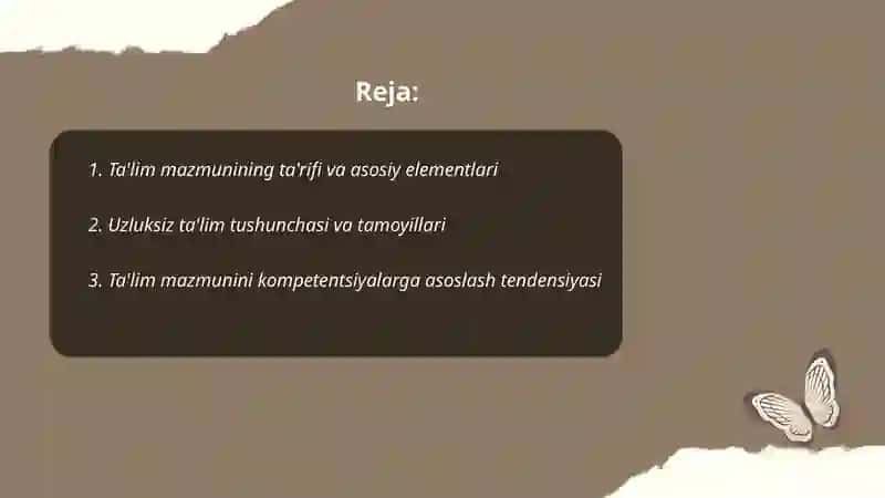 Ta'lim mazmuni 2