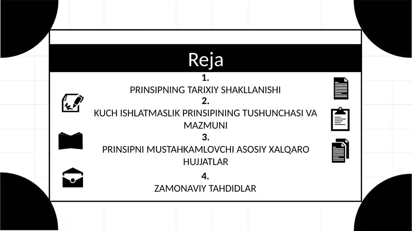 XALQARO HUQUQDA KUCH ISHLATMASLIK PRINSIPI 2