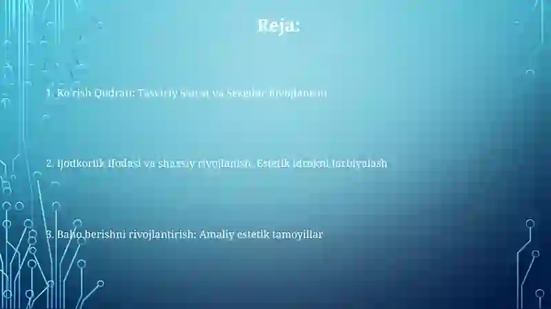 Tasviriy san'at ta'limi 2