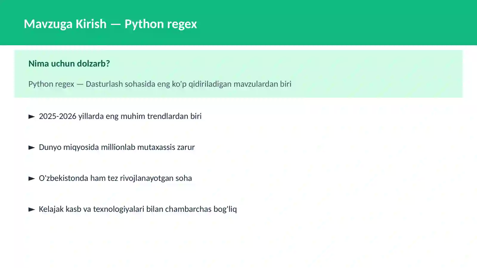 Python regex 2