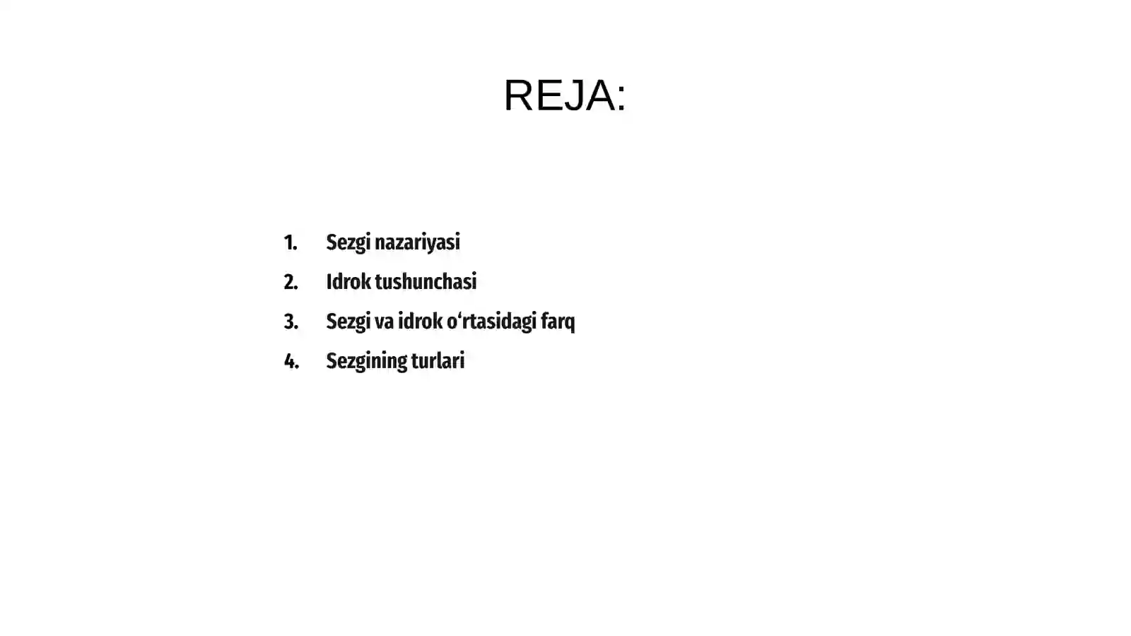 Sezgi va idrok 2