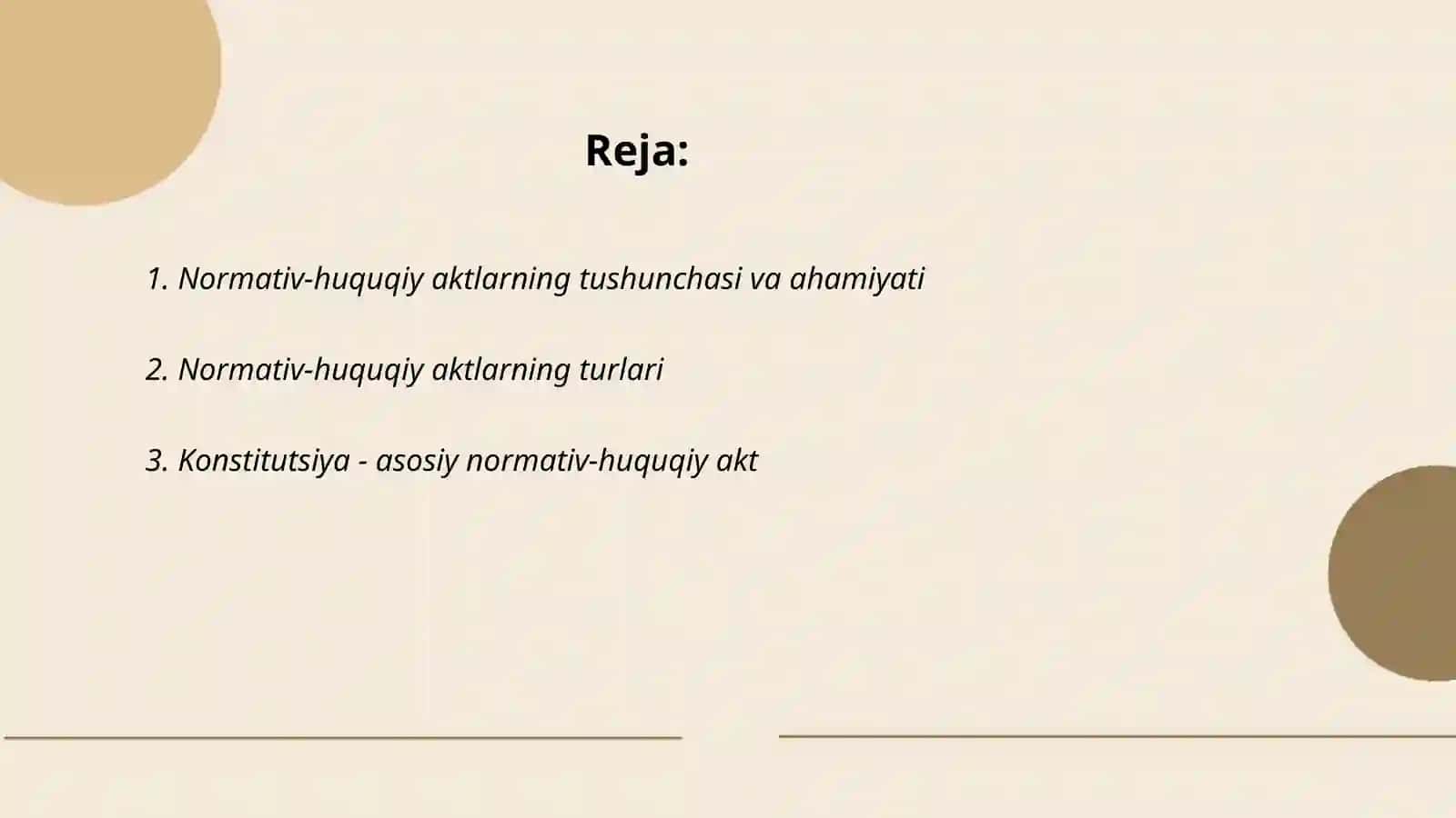 Normativ-huquqiy aktlar mavzusida 20betlik mustaqil ish rasmlari bilan 2