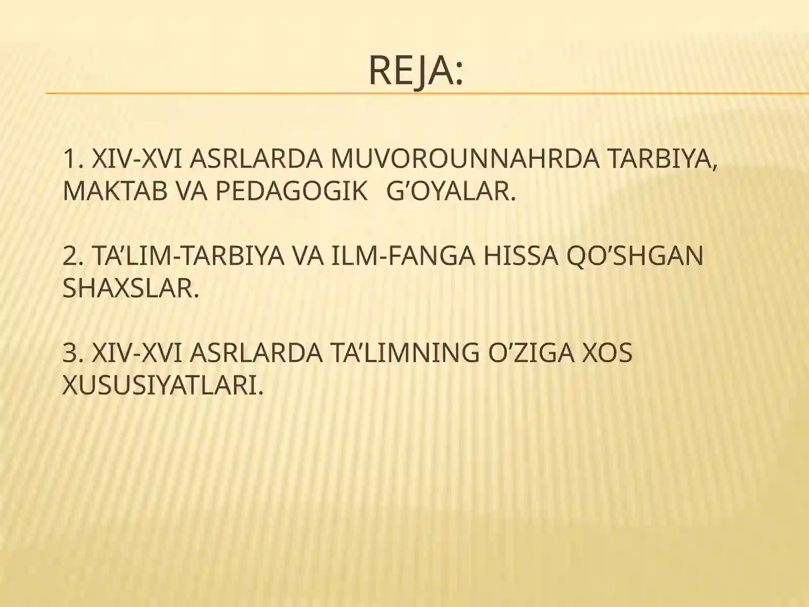 XIV-XVI ASRLARDA MAKTAB VA PEDAGOGIK G’OYALAR 2