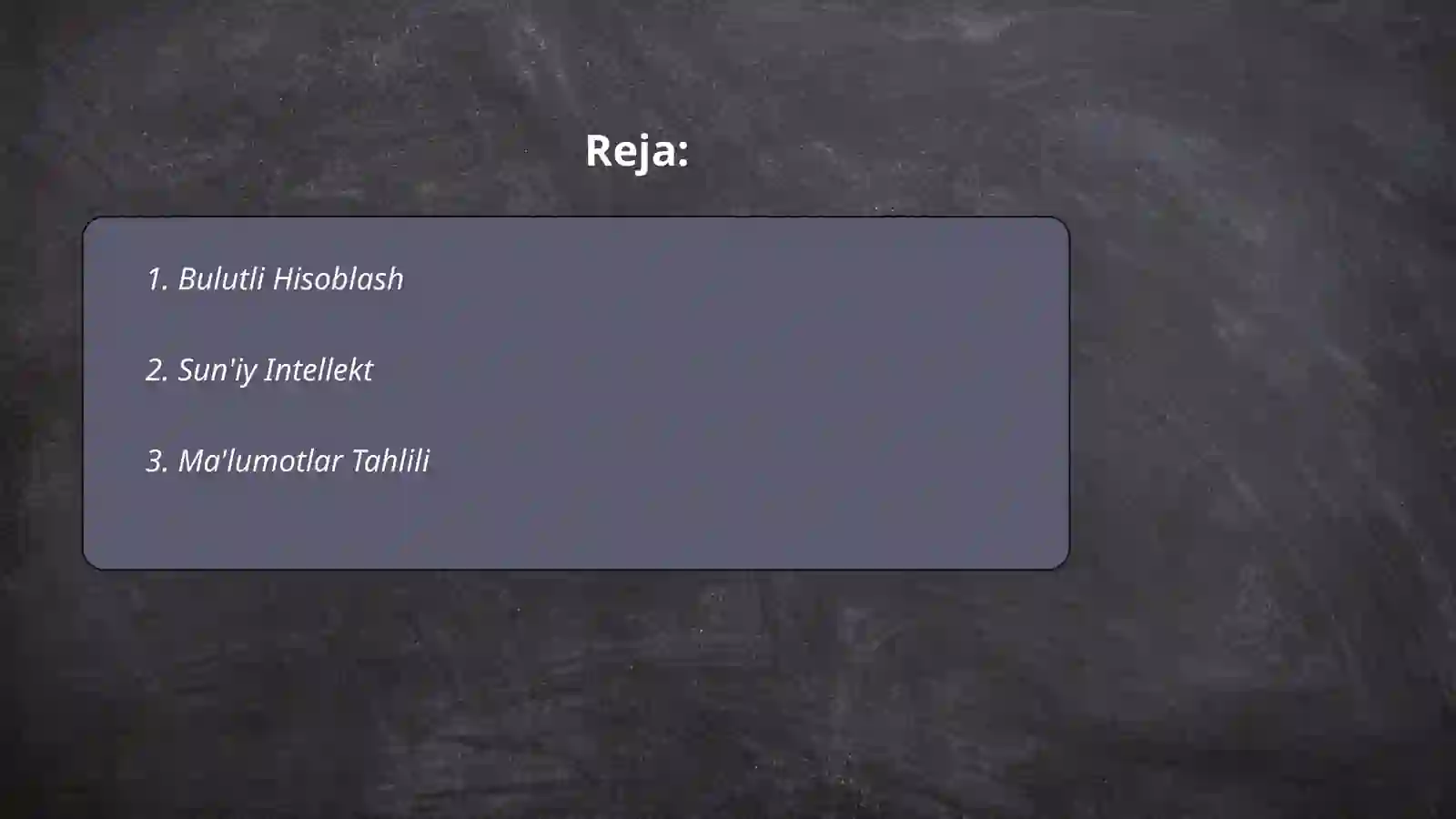 Raqamli iqtisodiyotning asosiy texnologiyalari 2