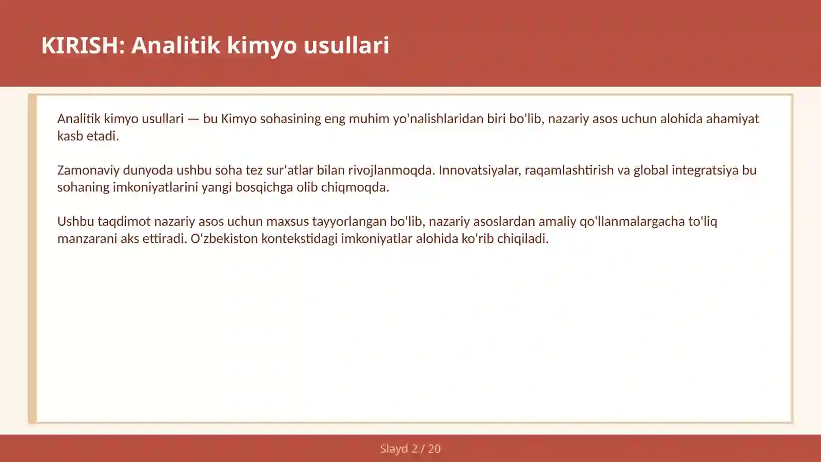 ANALITIK KIMYO USULLARI 2